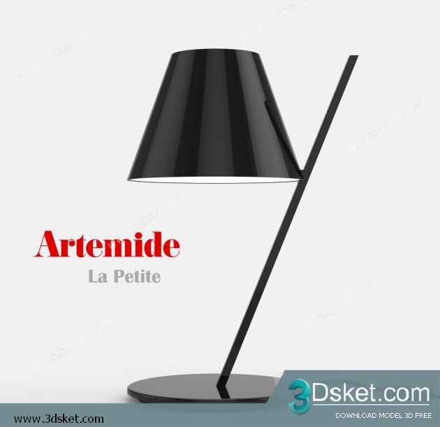 Free Download Table Lamp 3D Model 0198