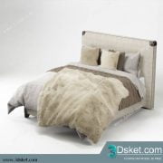 3D Model Bed Free Download Giường 180