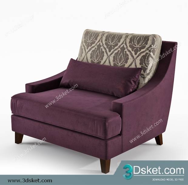 3D Model Chair Free Download 0198
