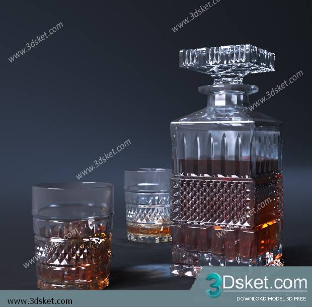 Free Download 3D Models Tableware Kitchen 0142