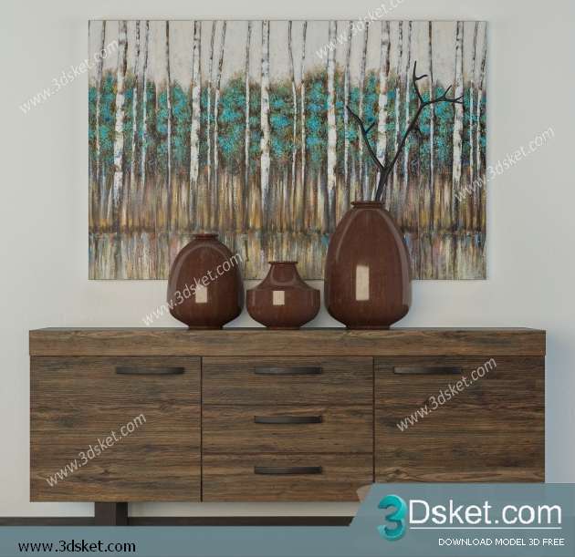 Free Download Vase 3D Model 0119