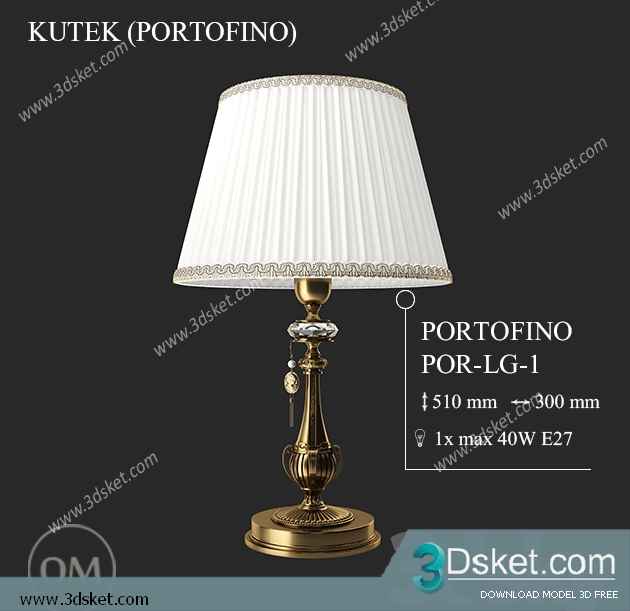 Free Download Table Lamp 3D Model 0202