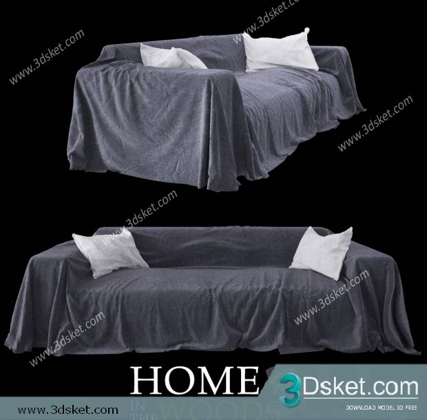 3D Model Sofa Free Download 228