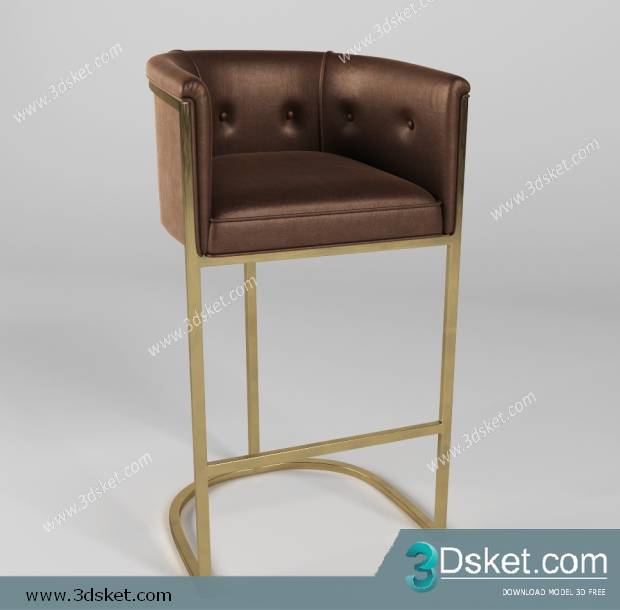 3D Model Chair Free Download 0205