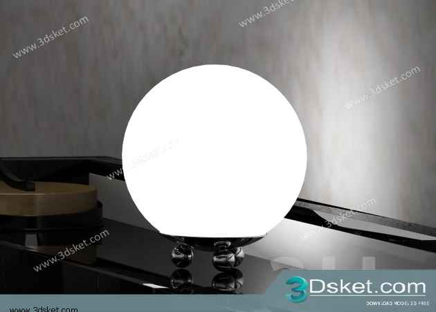 Free Download Table Lamp 3D Model 0102