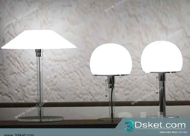 Free Download Table Lamp 3D Model 0106