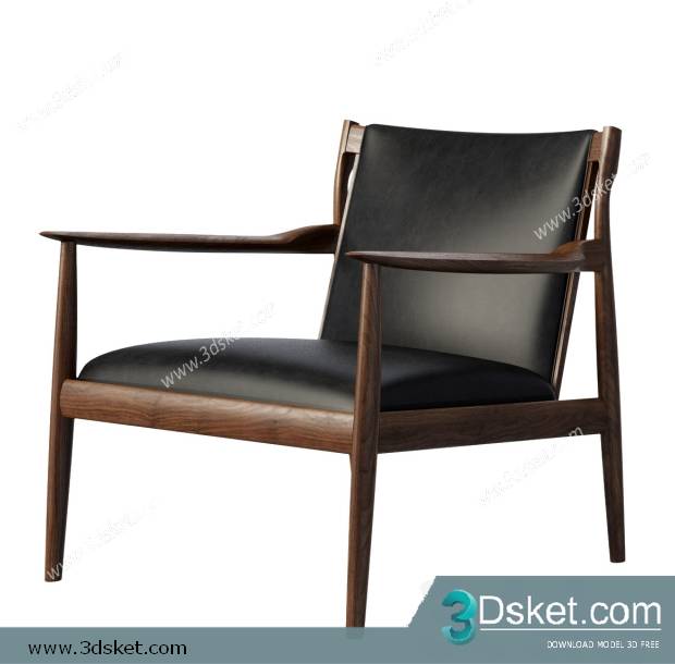 3D Model Chair Free Download 0207
