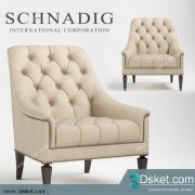 3D Model Arm Chair Free Download 351