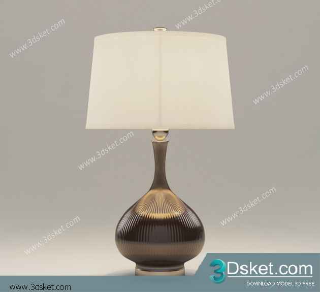 Free Download Table Lamp 3D Model 0203