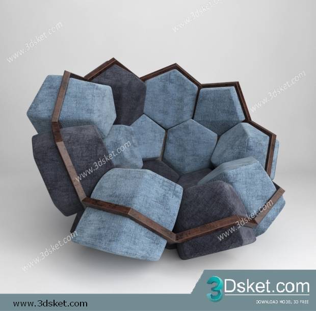 3D Model Chair Free Download 0209