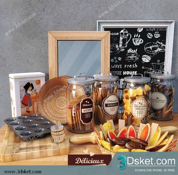 Free Download 3D Models Tableware Kitchen 0143