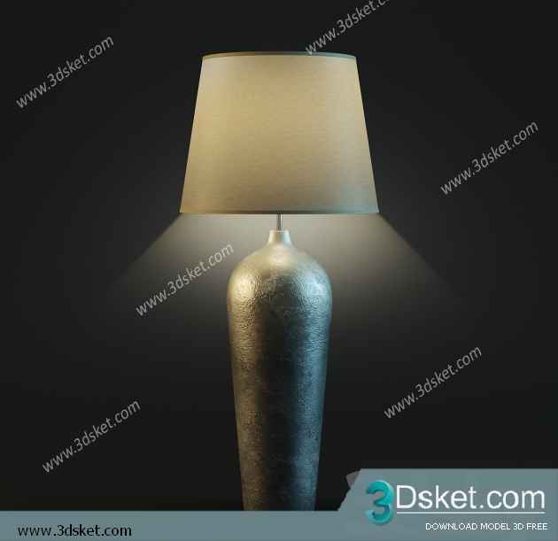 Free Download Table Lamp 3D Model 0204