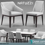 3D Model Table Chair Free Download 114