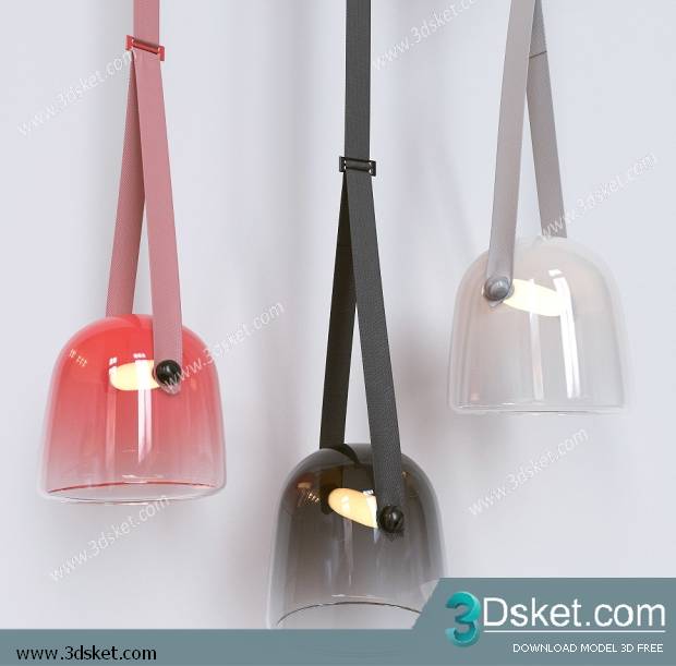 Free Download Ceiling Light 3D Model 0210