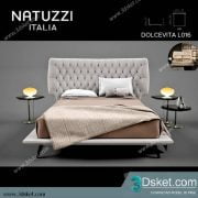3D Model Bed Free Download Giường 191