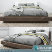 3D Model Bed Free Download Giường 192