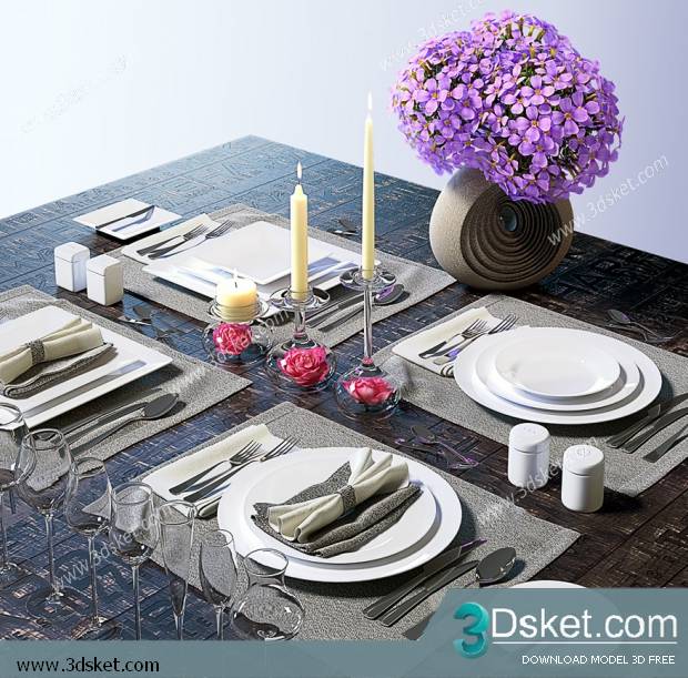 Free Download 3D Models Tableware Kitchen 0147