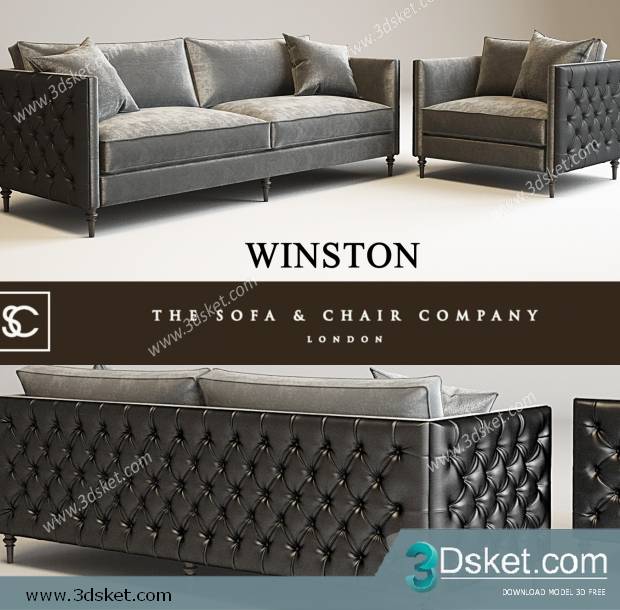 3D Model Sofa Free Download 242