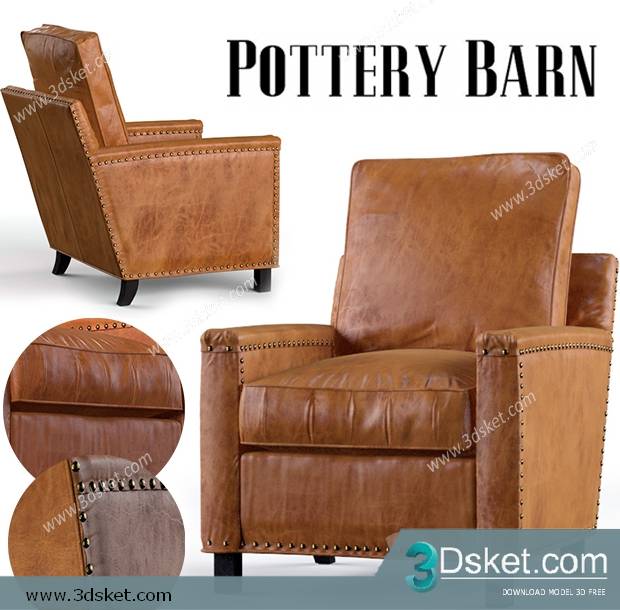 3D Model Chair Free Download 0217