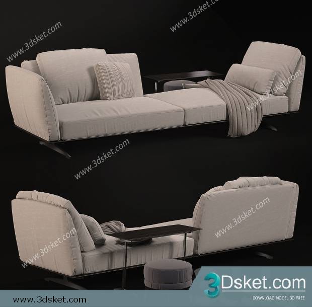 3D Model Sofa Free Download 244