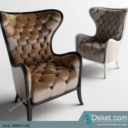 3D Model Arm Chair Free Download 357