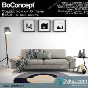 3D Model Sofa Free Download 245