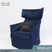 3D Model Arm Chair Free Download 358