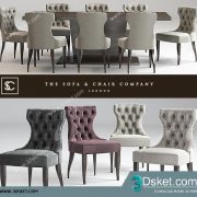 3D Model Table Chair Free Download 120