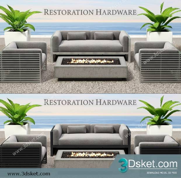 3D Model Sofa Free Download 247