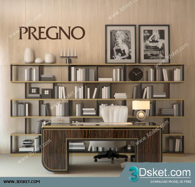 3D Model Table Chair Free Download 121