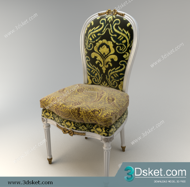 3D Model Chair Free Download 0220