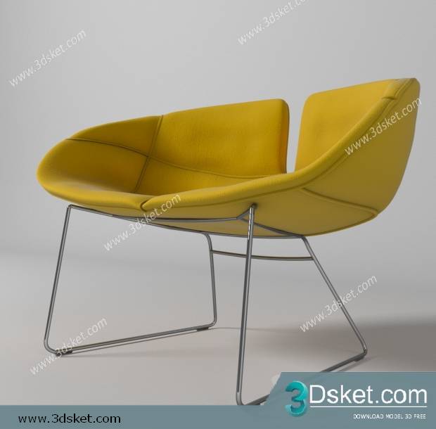 3D Model Chair Free Download 0221