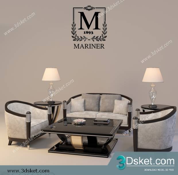 3D Model Sofa Free Download 250