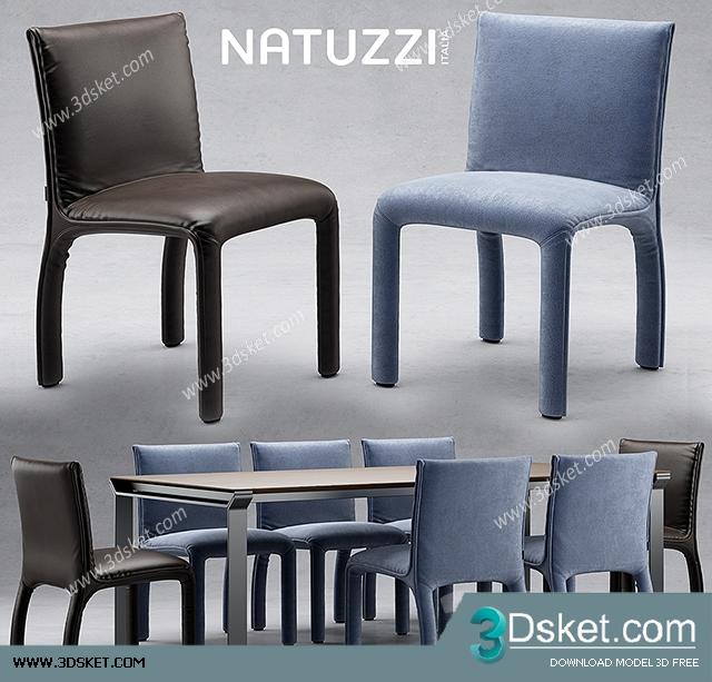 3D Model Table Chair Free Download 124
