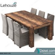 3D Model Table Chair Free Download 125