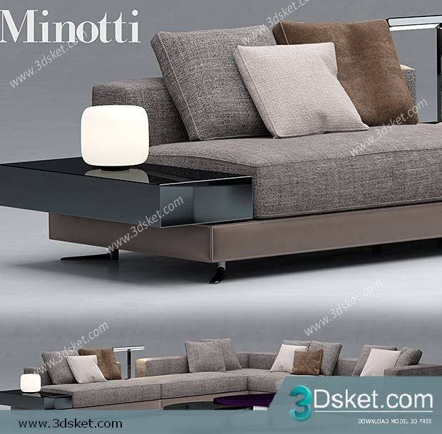 3D Model Sofa Free Download 252