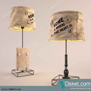 Free Download Table Lamp 3D Model 0210