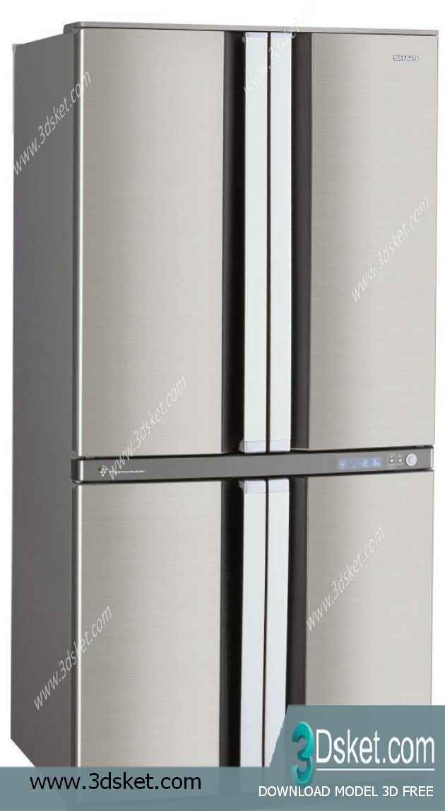 Free Download Kitchen Appliance 3D Model 096