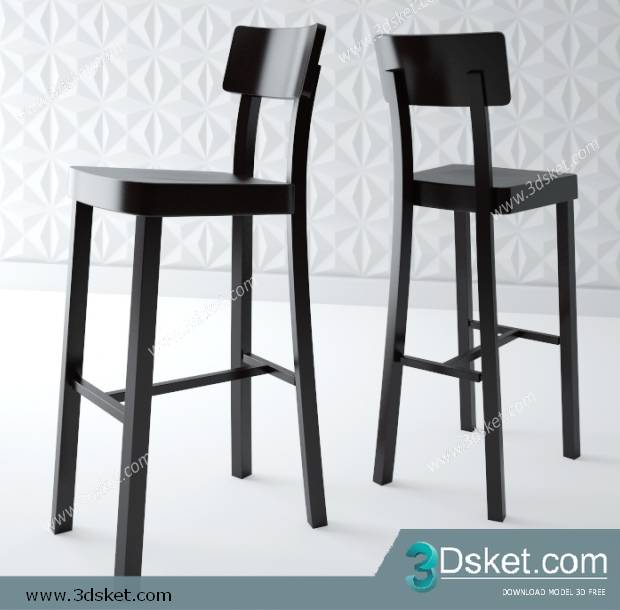 3D Model Chair Free Download 0224