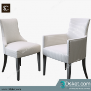 3D Model Arm Chair Free Download 363
