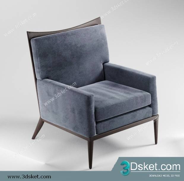 3D Model Chair Free Download 0225