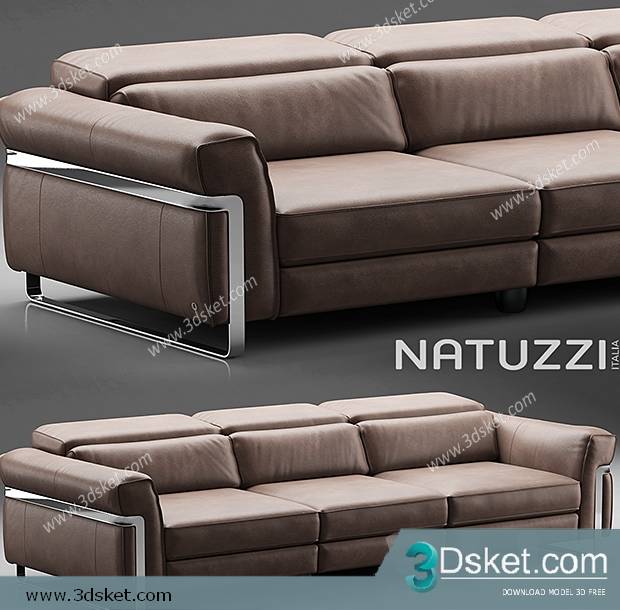 3D Model Sofa Free Download 256