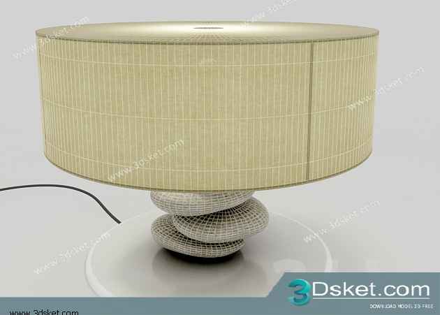Free Download Table Lamp 3D Model 0109