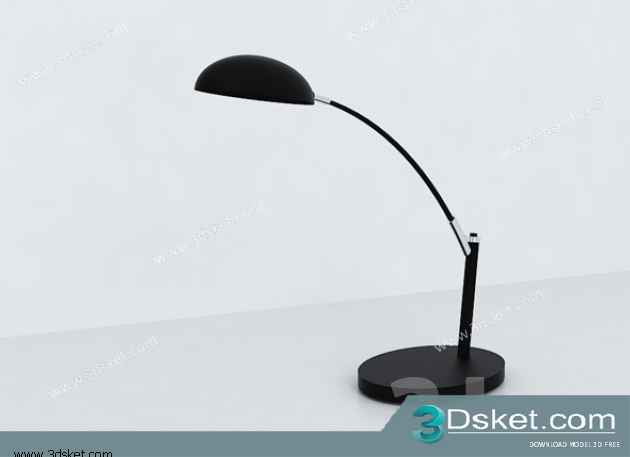 Free Download Table Lamp 3D Model 0110