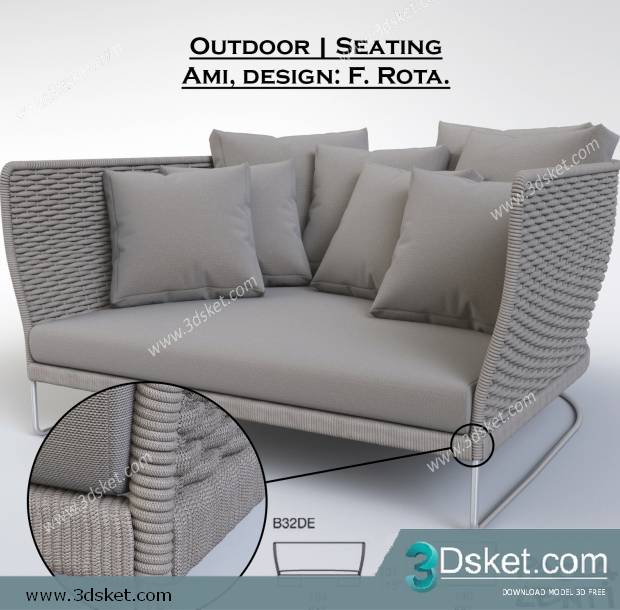 3D Model Sofa Free Download 262