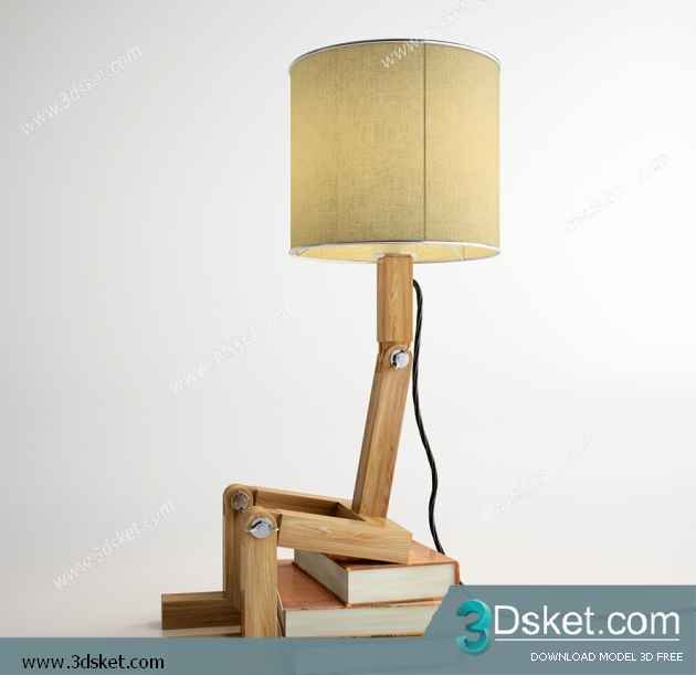 Free Download Table Lamp 3D Model 0213