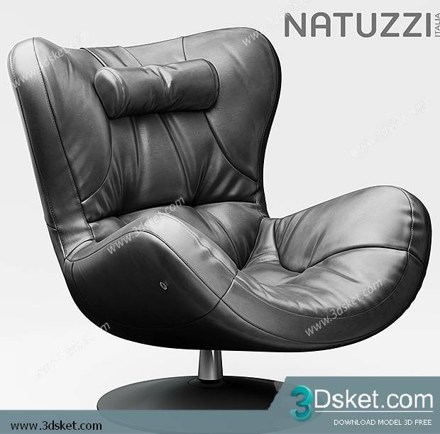 3D Model Arm Chair Free Download 365