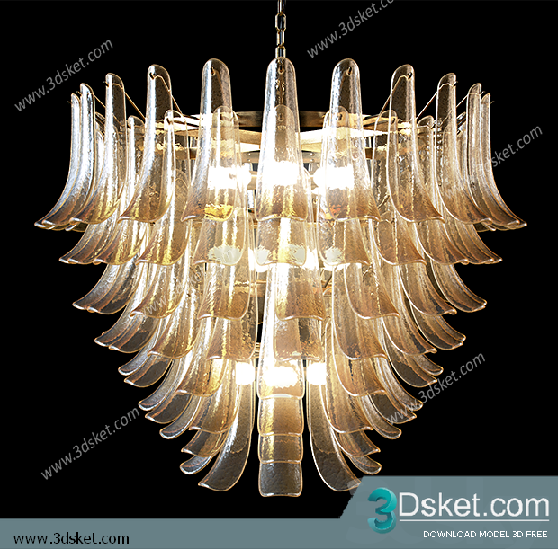 Free Download Ceiling Light 3D Model 0219