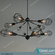 Free Download Ceiling Light 3D Model 0220