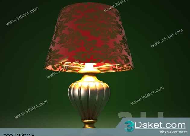 Free Download Table Lamp 3D Model 0111